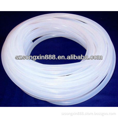 Durable transparent medical silicone tube